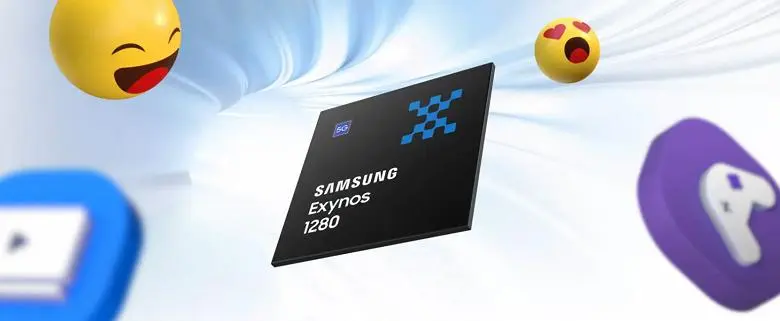 삼성, 그리고 이것은 상당히 현대적인 해결책입니까? 이 회사는 마침내 새로운 Soc Exynos 1280의 매개 변수를 드러냈습니다.