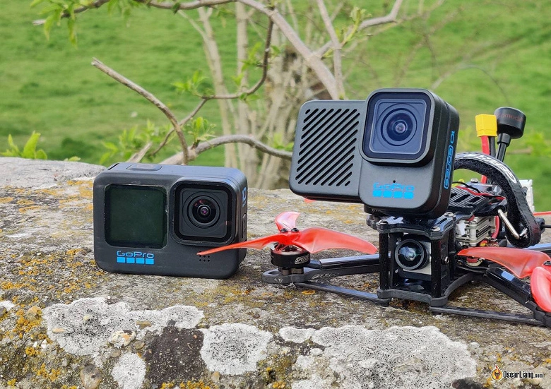GOPRO introduziu hero10 ossos pretos para drones FPV e vende um dispositivo de 500 dólares