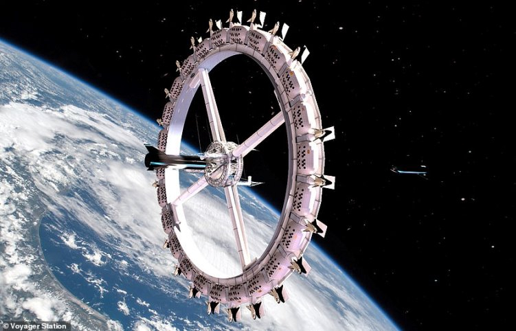 A construção do primeiro hotel espacial do mundo começará em 2025