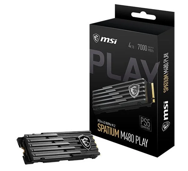 Solid State Drive MSI Spatium M480 Playを発表