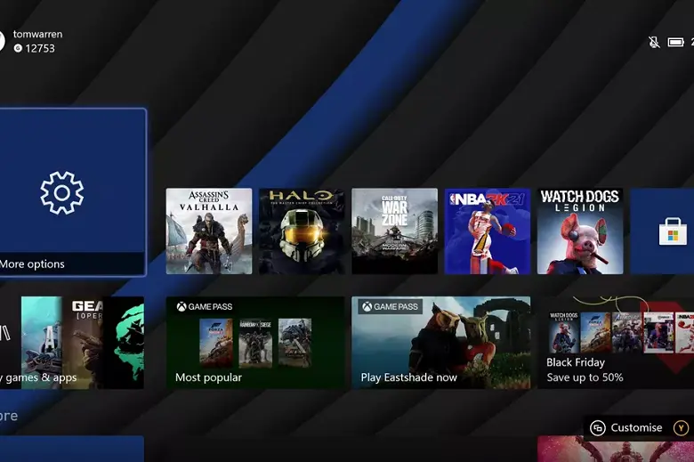 Microsoft rilascia il primo aggiornamento per Xbox Series X.