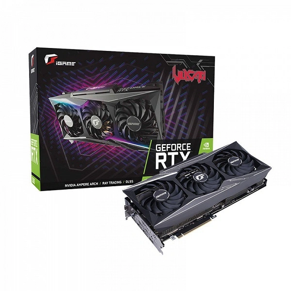 Presentata la colorata iGame GeForce RTX 3090 Vulcan X OC