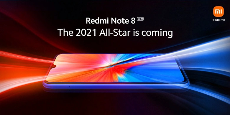 Ainsi ressemble à RedMI Note 8 2021. Le premier rendu du smartphone est publié.