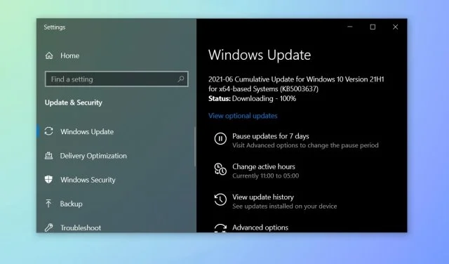 Windows 10 Updates für den 2021. Juni: Was ist neu und was verbessert wird
