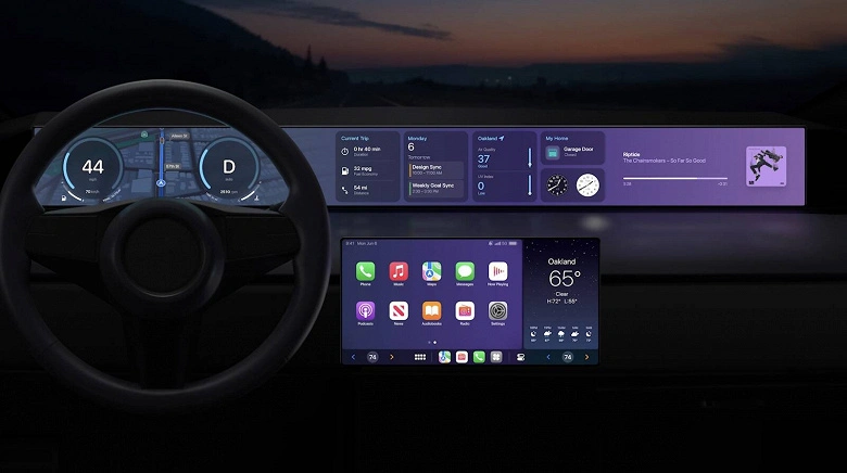Das Apple CarPlay -System der neuen Generation wird präsentiert