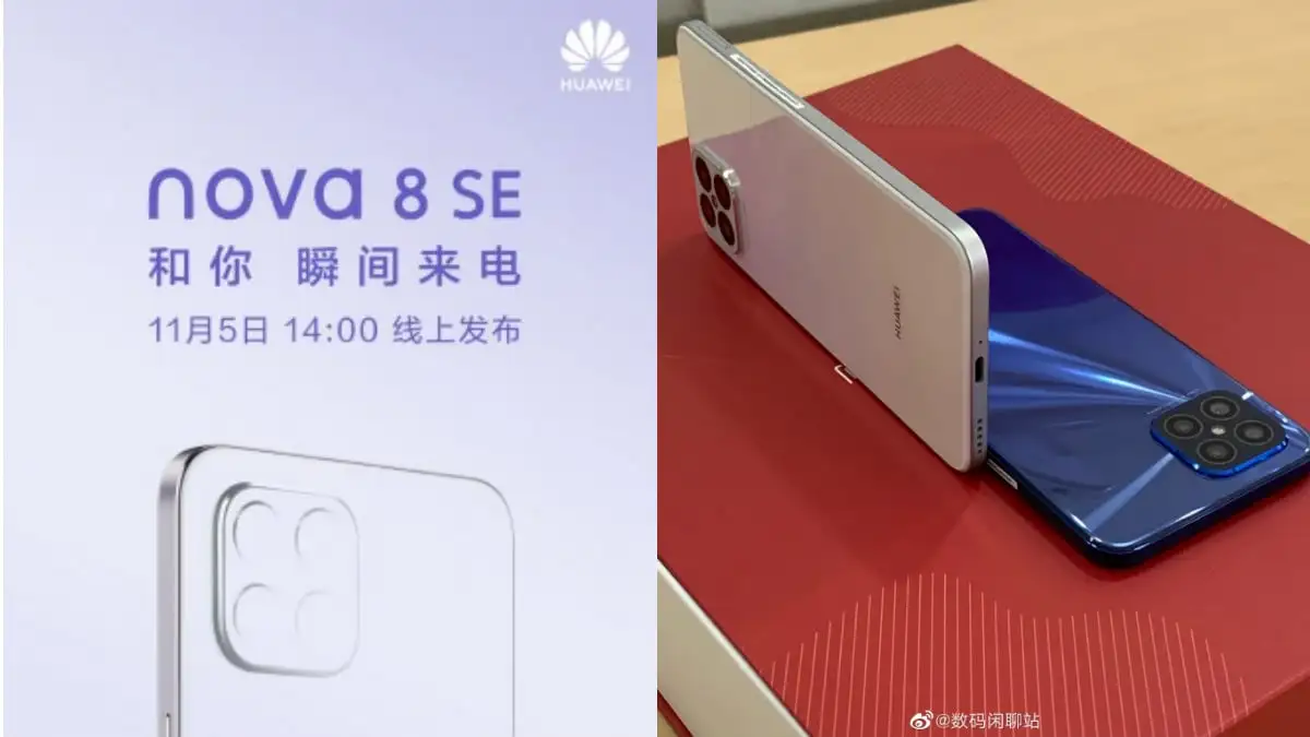Huawei nova 8 SE - schermo OLED da 66 W, 64 MP e 6,53 pollici