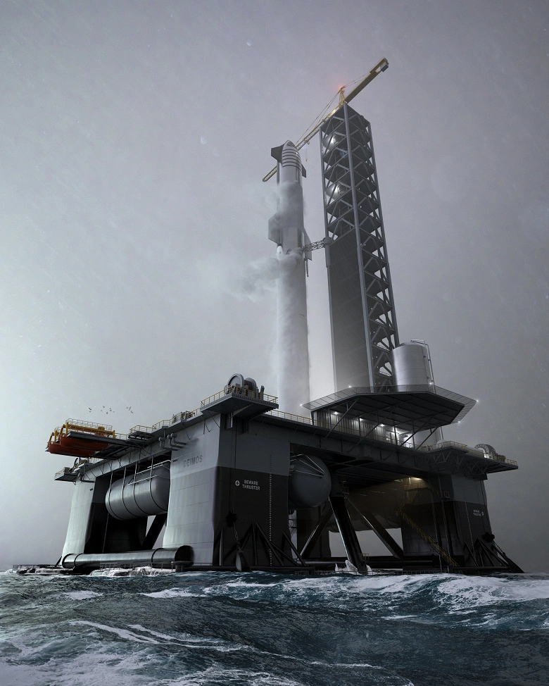 イロンマスクは海洋コスモドロームデモスの建設を発表しました