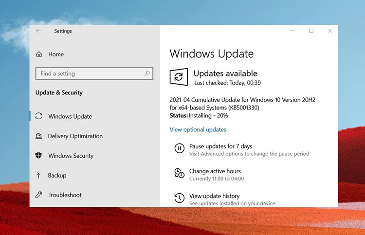 Windows 10 용 KB5001330 업데이트로 인해 많은 심각한 문제가 발생했습니다.