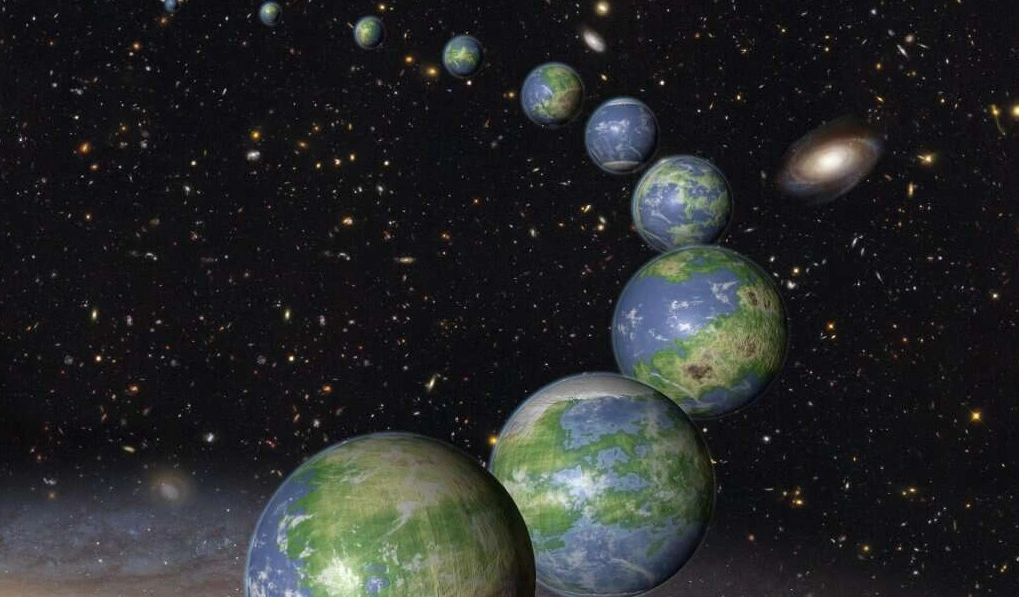 은하수에는 표면에 대양과 대륙이있는 많은 행성이 있습니다.