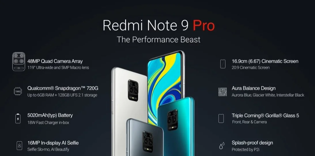 Qui peut rivaliser avec le tout nouveau Xiaomi Redmi Note 9?