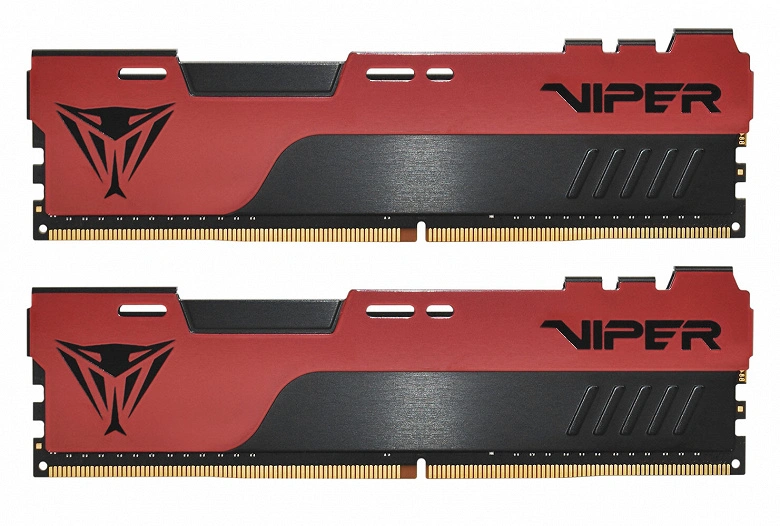Os módulos de memória Viper Elite II DDR4 Performance Memory não tem luz de fundo