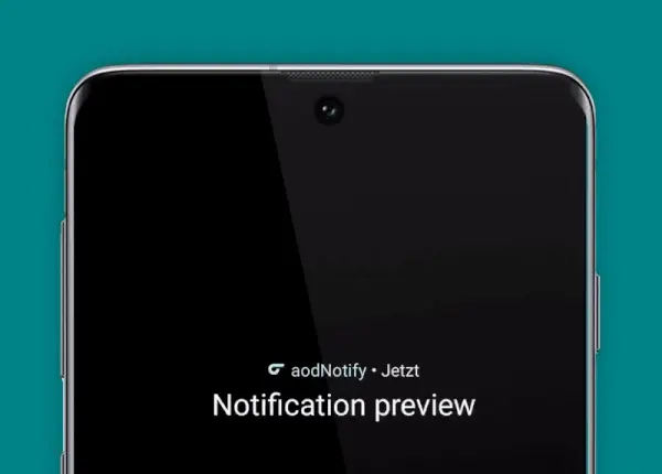 Para a Samsung Galaxy S22, foram lançados os aplicativos que transformam a câmera frontal para o indicador de notificação