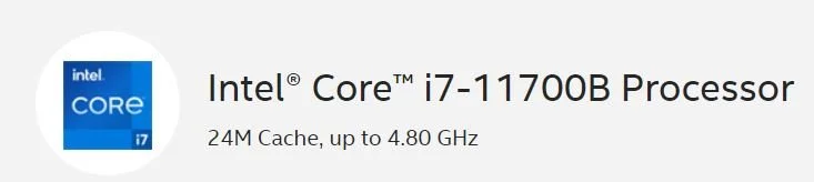 8 Kerne, 16 Ströme, 65 W und Häufigkeit bis 5,3 GHz. Intel hat einen leistungsstarken Core i7-11700b-Prozessor für Monoblocks
