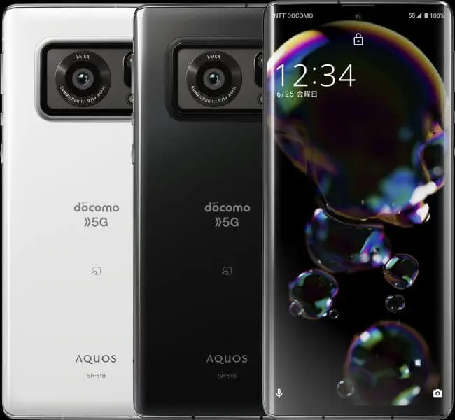 Presentato Sharp Aquos R6 - il primo smartphone del mondo con un'immagine del sensore di pollici