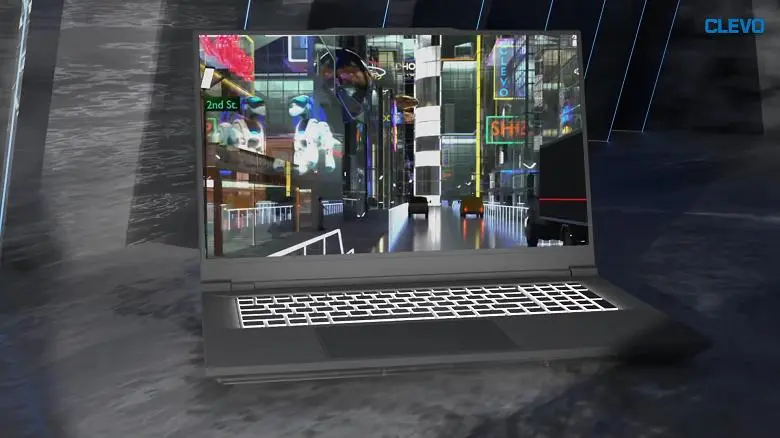 Il laptop da gioco Clevo X270 è annunciato con una scheda video mobile ARC A770M Intel A770M