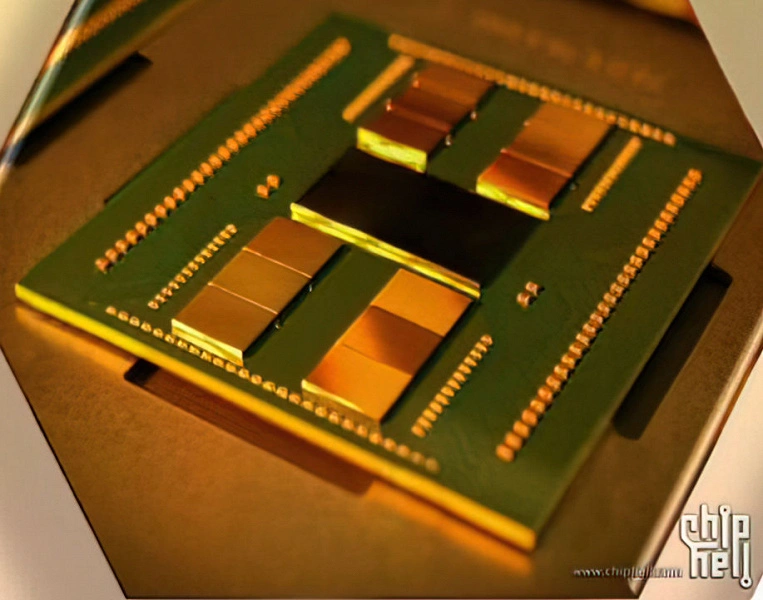Es gibt noch keinen gleichhaltenden Intel. Ein Foto des 96-Kernprozessors AMD EPYC Genua erschien
