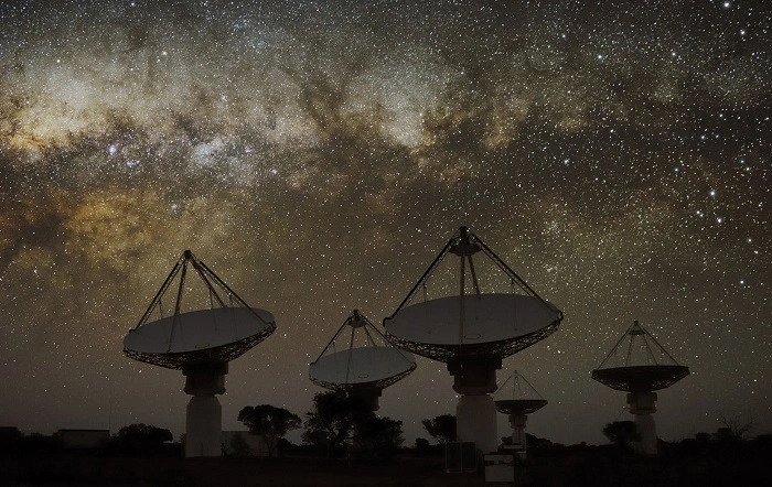 O radiotelescópio ASKAP mapeou quase três milhões de galáxias