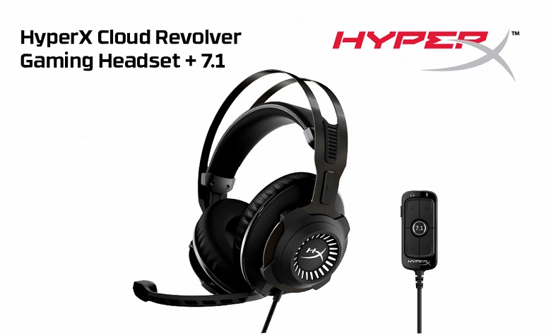 O headset para jogos HyperX Cloud Revolver + 7.1 está à venda