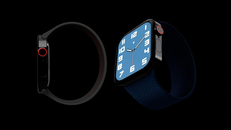 Smart Clock Apple Watch Series 7 erhält Design im Stil des iPhone 12. und die neue Farbe