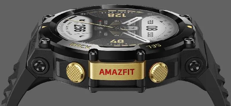 AMOLED, 160 modalità, GPS, frequenza cardiaca e SPO2, protezione dell'acqua e 24 giorni autonomamente per $ 229. Amazfit T-Rex Pro 2