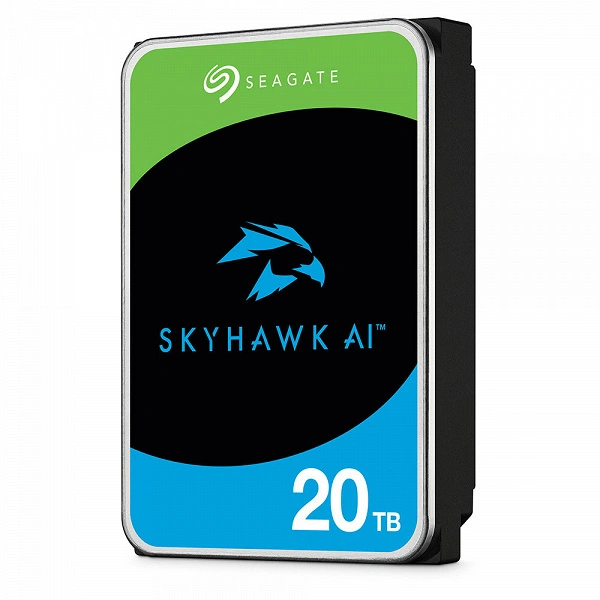 Seagateは20 TBの音量でSkyhawk AIハードディスクの行に追加します