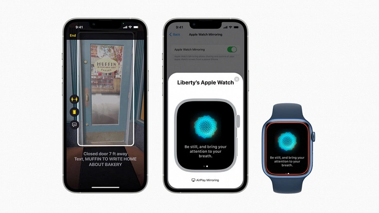 Apple a introduit de nouvelles fonctions pour l'iPhone, y compris la «miroir» d'Apple Watch