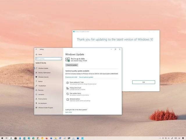 Votre PC obtiendra-t-il la mise à jour Windows 10 mai 2021 au premier plan?