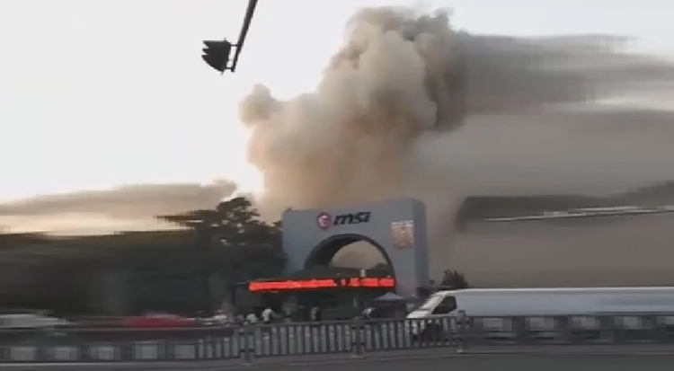 Un grande incendio scoppia in uno degli stabilimenti MSI: la produzione di schede video probabilmente ne risente