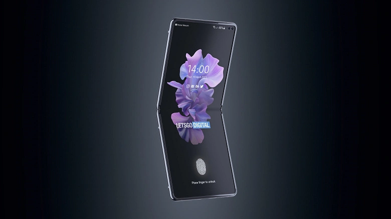 É assim que a Samsung se parece, que vai em duas direções. Primeiras imagens publicadas