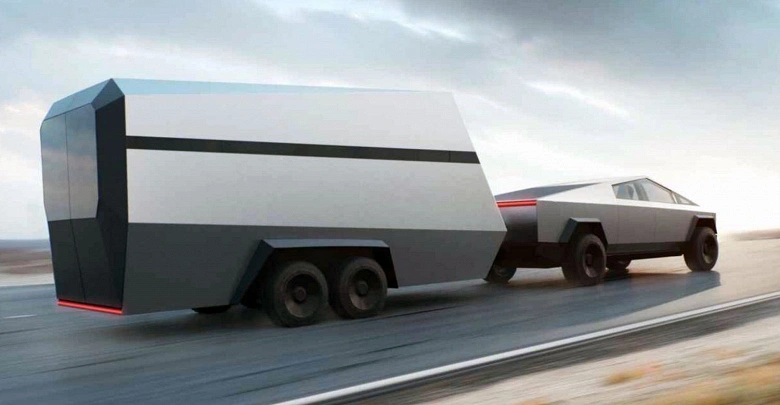 O Tesla Cybertruck será capaz de rebocar reboques com peso de até 6,35 toneladas