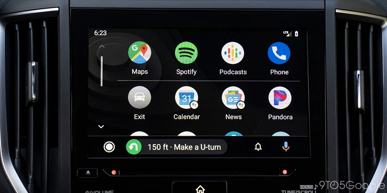 Veränderbare Hintergrundbilder werden in Android Auto angezeigt