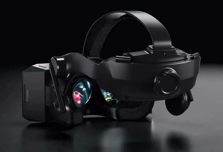Das Pimax Crystal VR Shuttle war mit Quantenpunkten und Mini-Leuchten ausgestattet