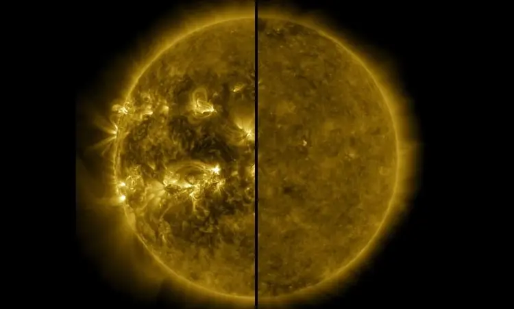 Jahrzehntelange Sonnenaktivität in einem 47-minütigen Video zusammengefasst