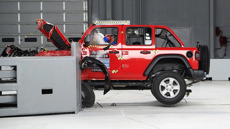 Jeep Wrangler bleibt ein sehr unsicheres Auto. Das Auto hat die Crash -Tests erneut gescheitert, weil es sich umdrehte