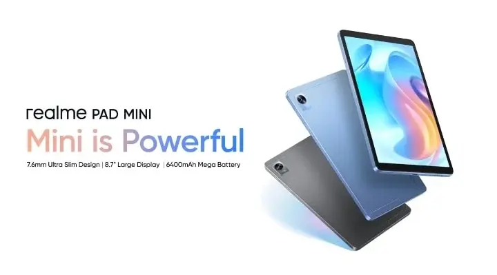 利用可能なタブレットRealme PAD MINIは正式に発表されています