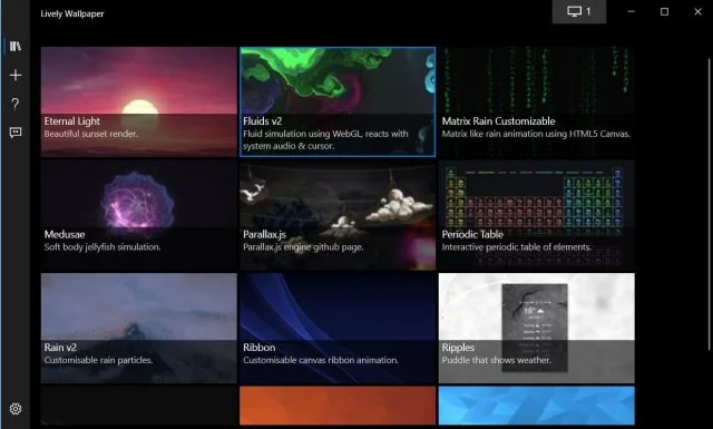 활기찬 배경 화면 - Windows 10의 라이브 애니메이션 데스크탑
