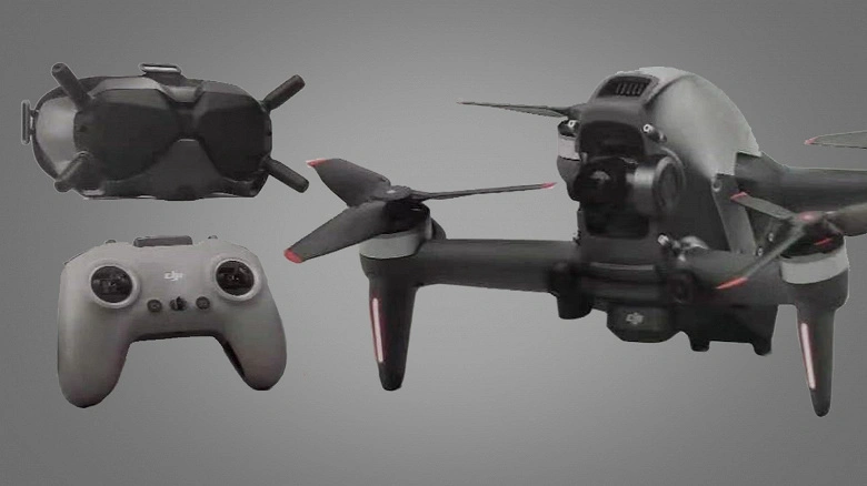 Lançamento de vídeos e especificações do dispositivo DJI FPV Racing Drone