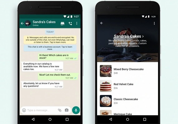 WhatsApp fügt Chats eine Einkaufstaste hinzu