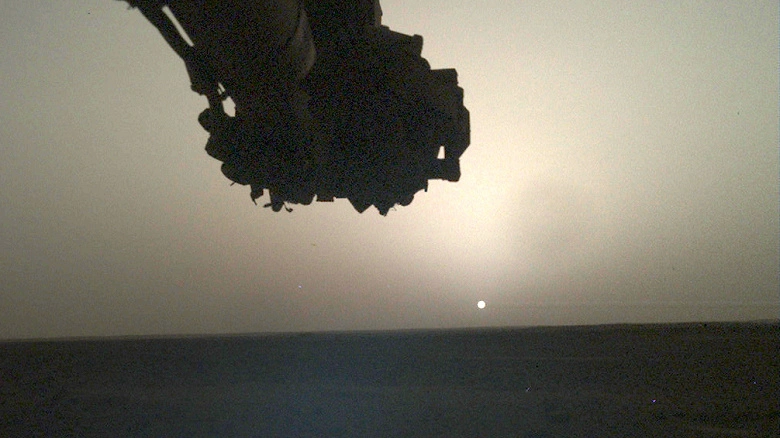 Nasa capturou o nascer do sol em Marte