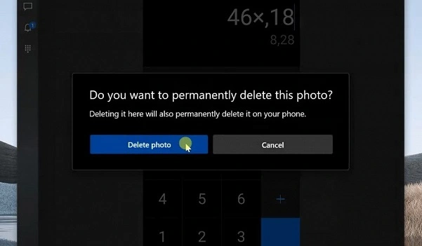 Windows 10 ti consente di eliminare completamente le foto da uno smartphone connesso