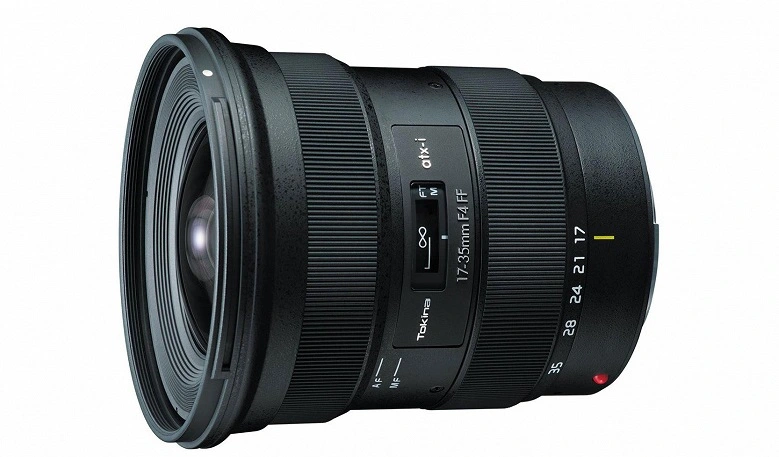 Obiettivo full frame Tokina atx-i 17-35mm F4 FF disponibile con attacchi Nikon F e Canon EF
