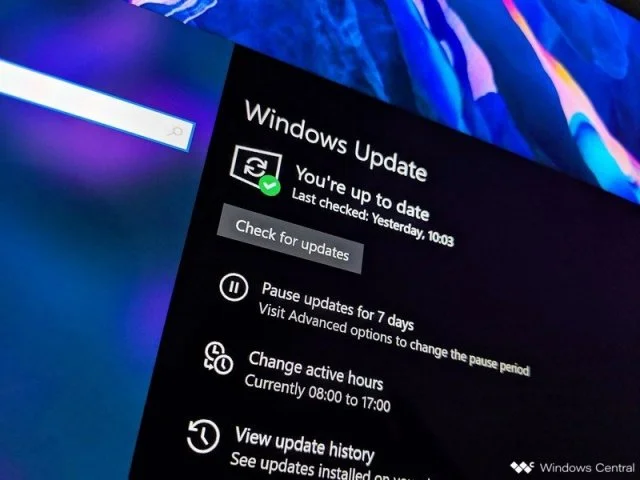 Windows Update Windows 10 21H1 Dated Windows 8, 2021 서비스 스택 및 안전 향상 기능이 포함되어 있습니다.