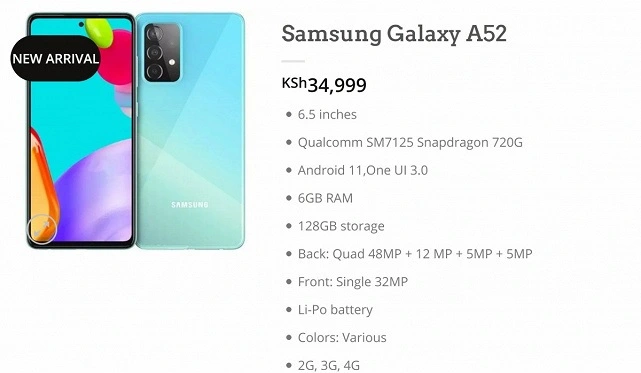 Le Galaxy A52 est un bien meilleur achat que le Galaxy A52 5G si le support 5G n'est pas nécessaire