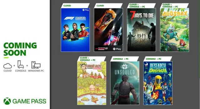 Bald in Xbox Game Pass: BugsNax, ununterbrochen, 7 Tage zum Traum und andere