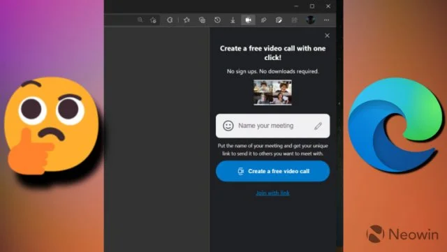 Microsoft-Tests Skype treffen sich jetzt integration mit der Kante