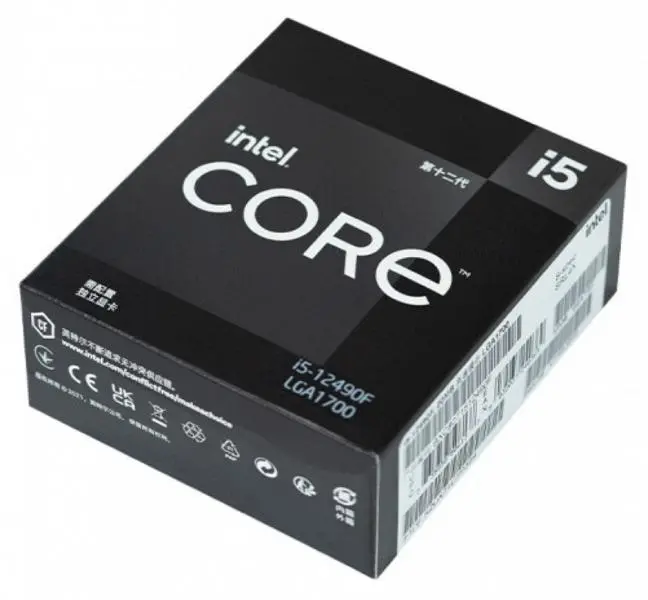 Core I5-12490Fプロセッサは、中国でのみ販売されています。
