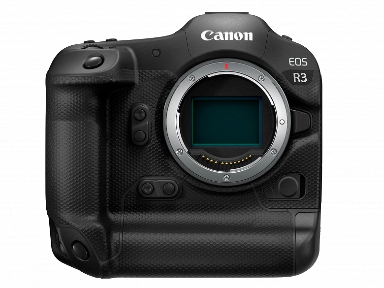 Caméra d'annonce de date nommée Canon EOS R3