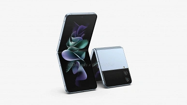 Samsung kümmerte sich nicht um das Galaxy Z Flip4 -Design. Auf den ersten Rendern ist das Smartphone praktisch identisch mit dem aktuellen Modell