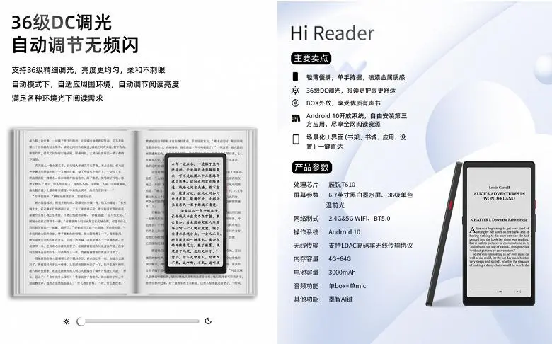 Dimensioni dell'e-book con uno smartphone: Hisense Hi Reader è andato in vendita in Cina
