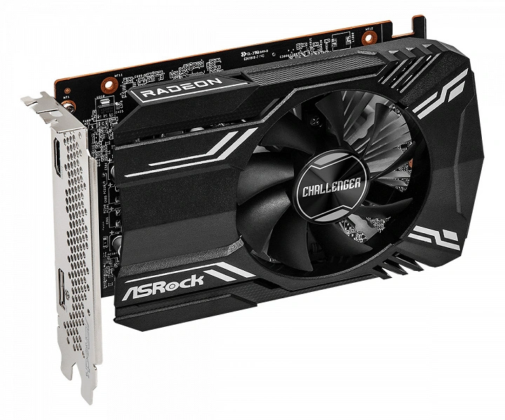 발표 ASRock AMD Radeon RX 6400 Challenger ITX 4 GB 비디오 카드